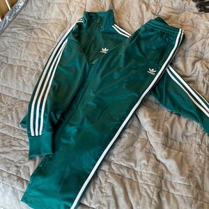 Adidas Track Suit Green
